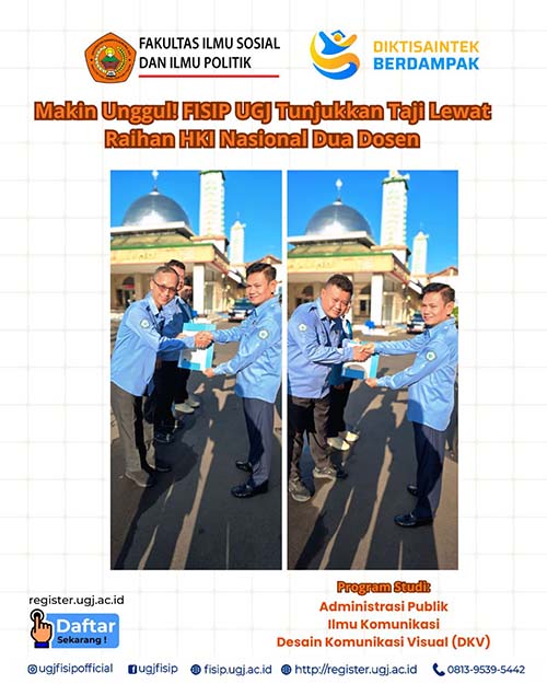 Makin Unggul! FISIP UGJ Tunjukkan Taji Lewat Raihan HKI Nasional Dua Dosen